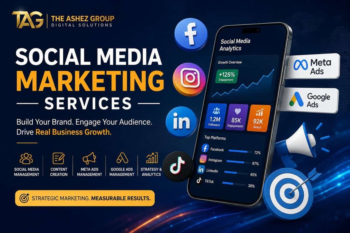 Social Media Marketing Services by The Ashez Digital Solutions